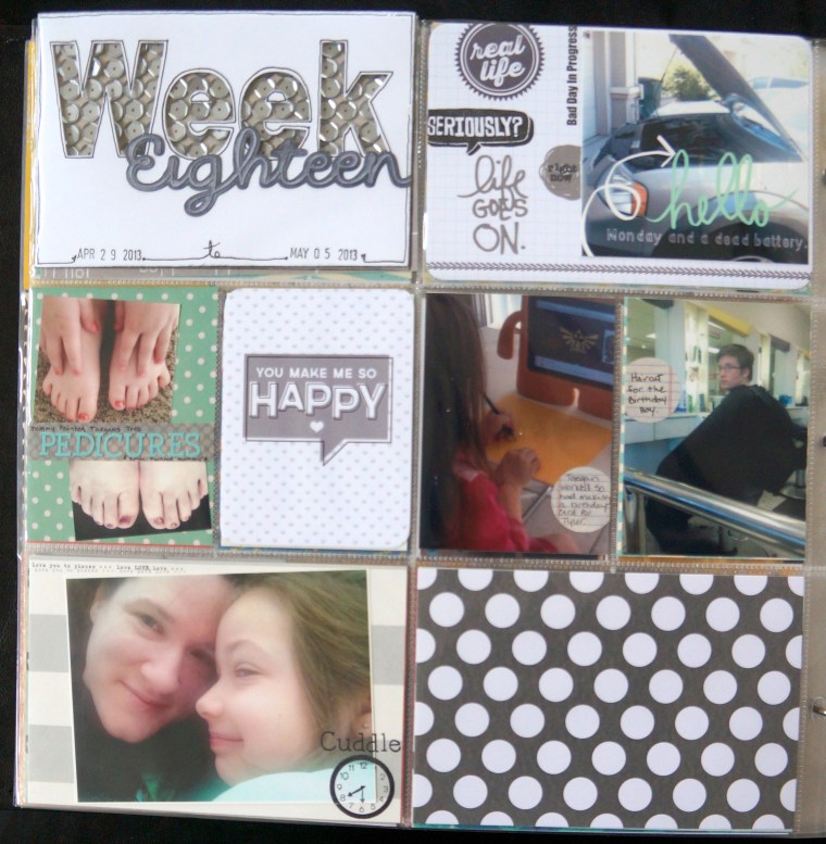 Week 18 Project life @thecraftypickle.com