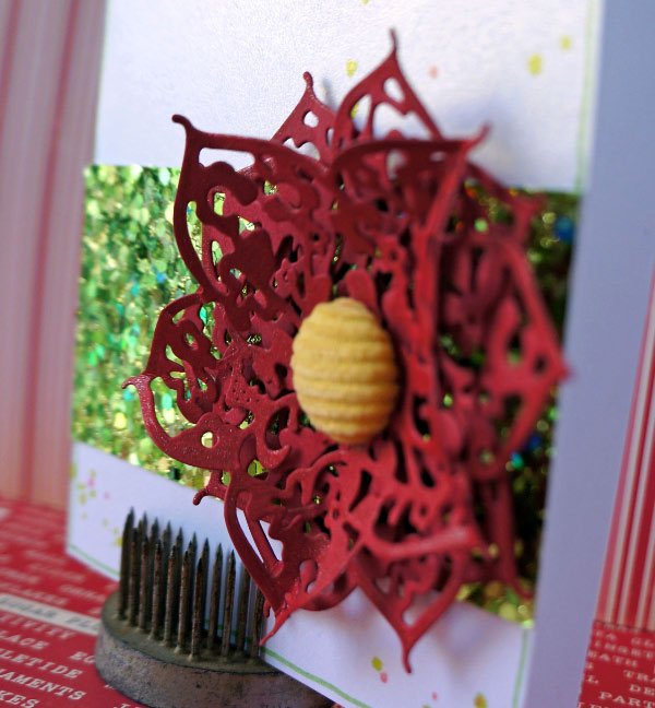 berry flower Poinsettia  @thecraftypickle.com