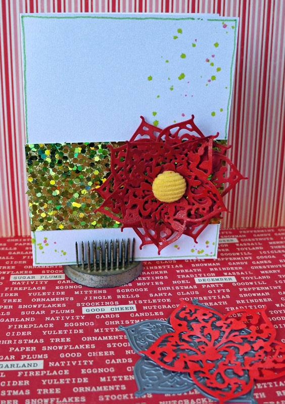 berry flower Poinsettia  @thecraftypickle.com