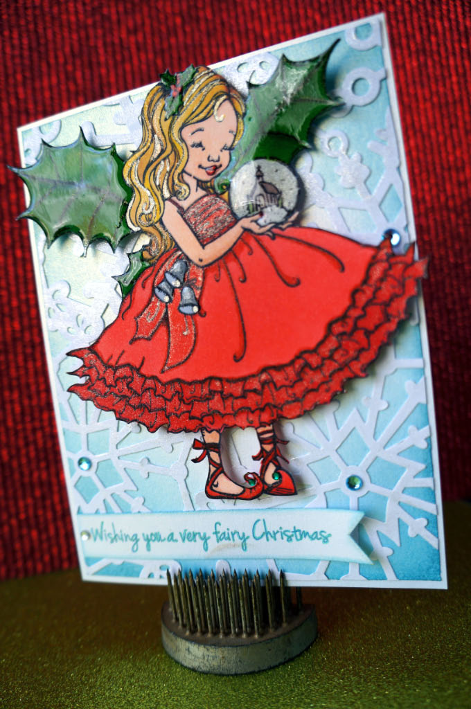 fairy christmas card @ thecraftypickle.com