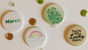 Flair from TheCraftyPickle on etsy  (Blog at www.TheCraftyPickle.com)