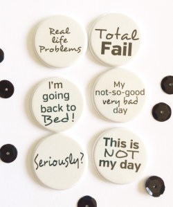 Flatter profile flair buttons for Project Life @TheCraftyPickle.com