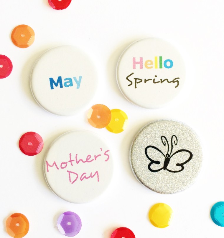 Flatter profile flair buttons for Project Life @TheCraftyPickle.com