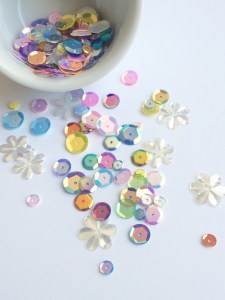 Exclusive sequin/confetti mix @ TheCraftyPickle.com