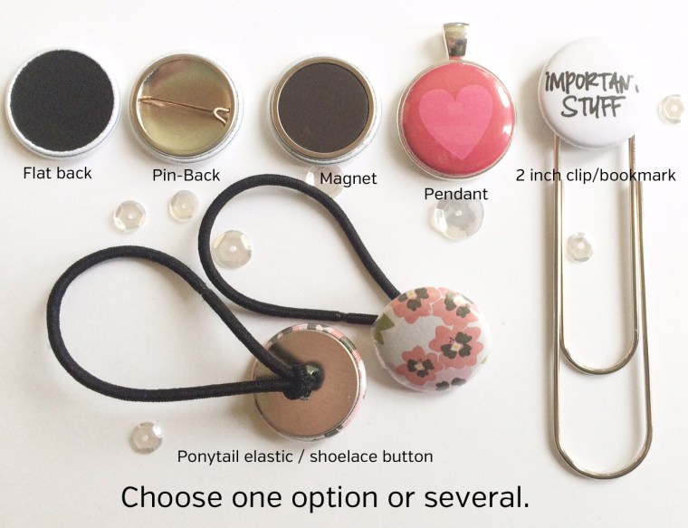 Flair / Button options @thecraftypickle.com