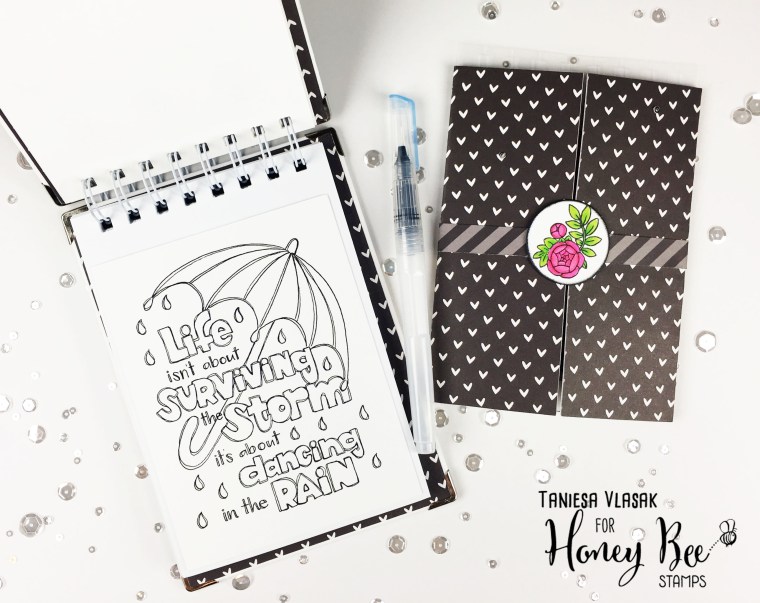 DIY Coloring Book for crafters | Taniesa Vlasak for Honey Bee Stamps and Simon Says Stamp