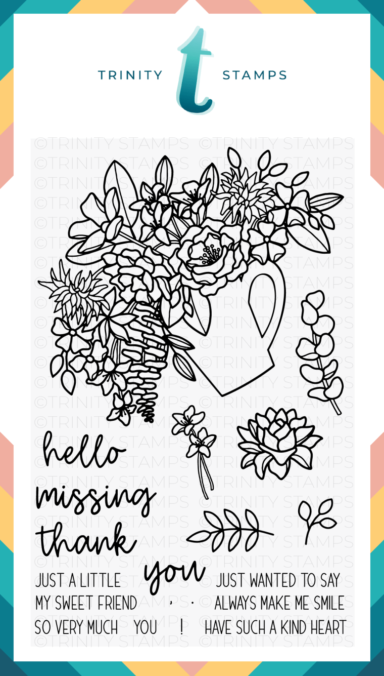 Hello Sweet Friend: a 4x6 stamp set by www.trinitystamps.com